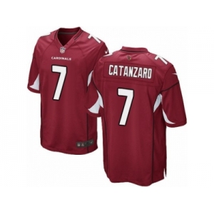 Men's Nike Arizona Cardinals #7 Chandler Catanzaro Game Red Team Color NFL Jersey