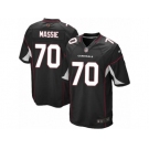 Men's Nike Arizona Cardinals #70 Bobby Massie Game Black Alternate NFL Jersey