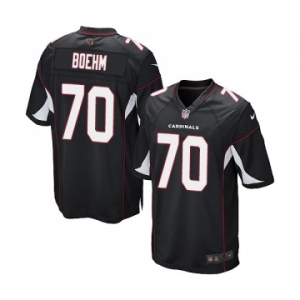 Men's Nike Arizona Cardinals #70 Evan Boehm Game Black Alternate NFL Jersey