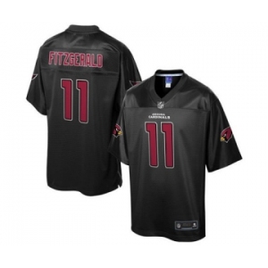 nike nfl jerseys arizona cardinals #11 larry fitzgerald black reverse fashion[game]