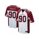 nike nfl jerseys arizona cardinals #90 dockett white[game]