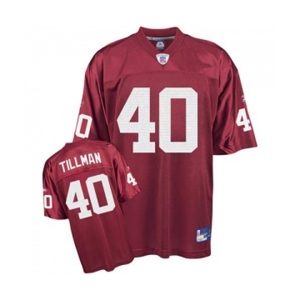 Arizona Cardinals #40 Pat Tillman Red Team Color Authentic Throwback Football Jersey