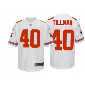 Arizona Cardinals #40 Pat Tillman White Replica Throwback Football Jersey