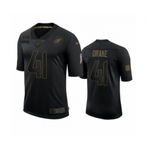 Arizona Cardinals #41 Kenyan Drake Black 2020 Salute To Service Limited Jersey