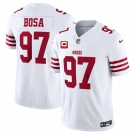 F.U.S.E. With 3-Star C Patch Vapor Untouchable Limited Stitched Football Jersey