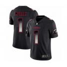 Men Arizona Cardinals #1 Kyler Murray Black Smoke Fashion Limited Jersey