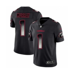 Men Arizona Cardinals #1 Kyler Murray Black Smoke Fashion Limited Jersey