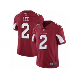 Men Nike Arizona Cardinals #2 Andy Lee Red Team Color Vapor Untouchable Limited Player NFL Jersey