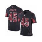 Men Nike Arizona Cardinals #45 Josh Bynes Limited Black Rush Vapor Untouchable NFL Jersey