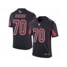 Men Nike Arizona Cardinals #70 Evan Boehm Limited Black Rush Vapor Untouchable NFL Jersey