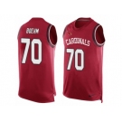 Men Nike Arizona Cardinals #70 Evan Boehm Limited Red Player Name & Number Tank Top NFL Jersey