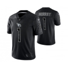 Men's Arizona Cardinals #1 Kyler Murray Black Reflective Limited Stitched Football Jersey