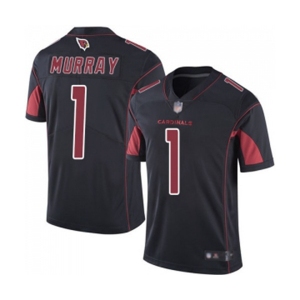 Men's Arizona Cardinals #1 Kyler Murray Limited Black Rush Vapor Untouchable Football Jersey