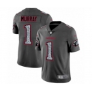 Men's Arizona Cardinals #1 Kyler Murray Limited Gray Static Fashion Football Jersey