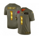 Men's Arizona Cardinals #1 Kyler Murray Limited Olive Gold 2019 Salute to Service Football Jersey