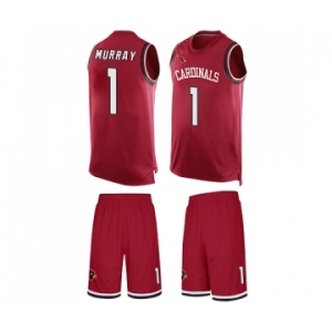 Men's Arizona Cardinals #1 Kyler Murray Limited Red Tank Top Suit Football Jersey