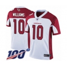 Men's Arizona Cardinals #10 Chad Williams White Vapor Untouchable Limited Player 100th Season Football Jersey