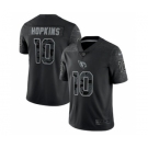 Men's Arizona Cardinals #10 DeAndre Hopkins Black Reflective Limited Stitched Football Jersey