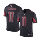 Men's Arizona Cardinals #11 Larry Fitzgerald Nike Black Color Rush Limited Jersey