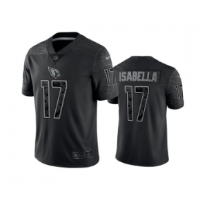 Men's Arizona Cardinals #17 Andy Isabella Black Reflective Limited Stitched Football Jersey
