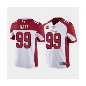 Men's Arizona Cardinals 2022 #99 J.J. Watt White With 4-star C Patch Vapor Untouchable Limited Stitched NFL Jersey