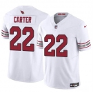 Men's Arizona Cardinals #22 Michael Carter White 2023 F.U.S.E. Vapor Untouchable Limited Football Stitched Jersey