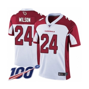 Men's Arizona Cardinals #24 Adrian Wilson White Vapor Untouchable Limited Player 100th Season Football Jersey