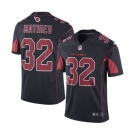 Men's Arizona Cardinals #32 Tyrann Mathieu Nike Black Color Rush Limited Jersey