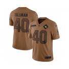 Men's Arizona Cardinals #40 Pat Tillman 2023 Brown Salute To Service Limited Football Stitched Jersey