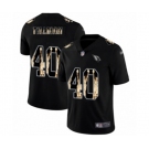 Men's Arizona Cardinals #40 Pat Tillman Limited Black Statue of Liberty Football Jersey