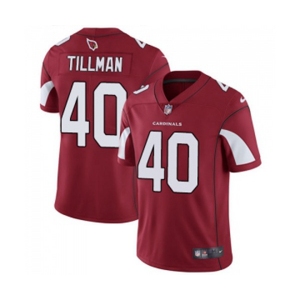 Men's Arizona Cardinals #40 Pat Tillman Red Team Color Vapor Untouchable Limited Player Football Jersey