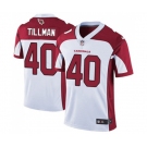 Men's Arizona Cardinals #40 Pat Tillman White Vapor Untouchable Limited Player Football Jersey