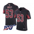 Men's Arizona Cardinals #53 A.Q. Shipley Limited Black Rush Vapor Untouchable 100th Season Football Jersey