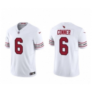 Men's Arizona Cardinals #6 James Conner White 2023 F.U.S.E. Vapor Untouchable F.U.S.E. Limited Football Stitched Jersey