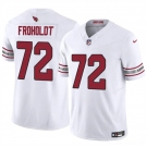 Men's Arizona Cardinals #72 Hjalte Froholdt White 2025 F.U.S.E. Vapor Untouchable Limited Football Stitched Jersey