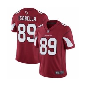 Men's Arizona Cardinals #89 Andy Isabella Red Team Color Vapor Untouchable Limited Player Football Jersey