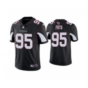 Men's Arizona Cardinals #95 Leki Fotu Black Vapor Untouchable Limited Stitched Football Jersey