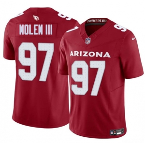 Men's Arizona Cardinals #97 Walter Nolen III Red 2025 Draft F.U.S.E. Vapor Untouchable Limited Football Stitched Jersey