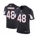 Men's Cardinals #48 Isaiah Simmons Black Alternate Stitched Football Vapor Untouchable Limited Jersey