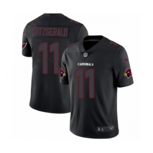 Men's Nike Arizona Cardinals #11 Larry Fitzgerald Limited Black Rush Impact NFL Jersey