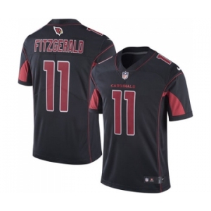 Men's Nike Arizona Cardinals #11 Larry Fitzgerald Limited Black Rush Vapor Untouchable NFL Jersey