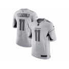 Men's Nike Arizona Cardinals #11 Larry Fitzgerald Limited Gray Gridiron II NFL Jersey