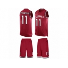 Men's Nike Arizona Cardinals #11 Larry Fitzgerald Limited Red Tank Top Suit NFL Jersey