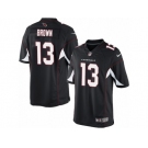 Men's Nike Arizona Cardinals #13 Jaron Brown Limited Black Alternate NFL Jersey