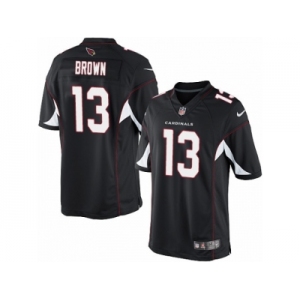 Men's Nike Arizona Cardinals #13 Jaron Brown Limited Black Alternate NFL Jersey