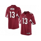 Men's Nike Arizona Cardinals #13 Jaron Brown Limited Red Team Color NFL Jersey