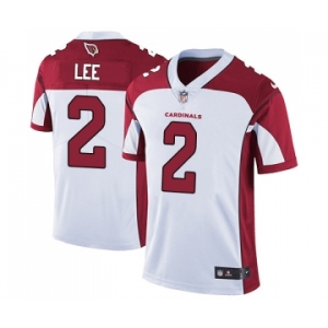 Men's Nike Arizona Cardinals #2 Andy Lee White Vapor Untouchable Limited Player NFL Jersey