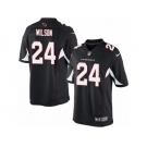 Men's Nike Arizona Cardinals #24 Adrian Wilson Limited Black Alternate NFL Jersey