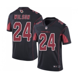 Men's Nike Arizona Cardinals #24 Adrian Wilson Limited Black Rush Vapor Untouchable NFL Jersey