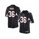 Men's Nike Arizona Cardinals #36 Budda Baker Limited Black Alternate NFL Jersey